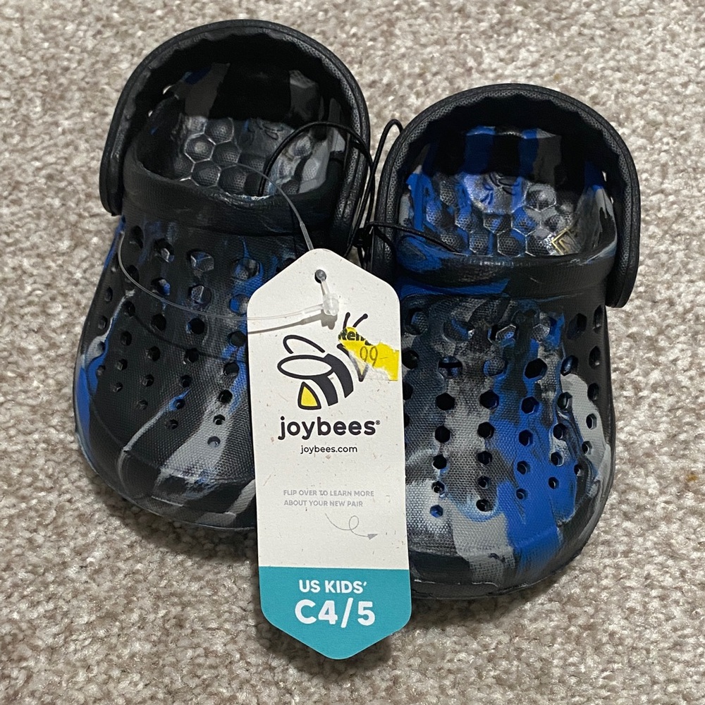 Joybees Kids Water Shoes - Black and Blue